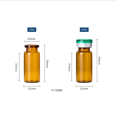 flip top pharmacy injection glass vial for steroids 2