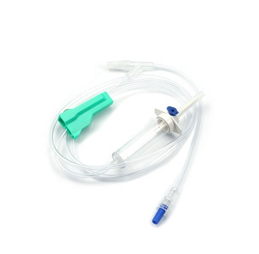 Disposable infusion set with flow volume regulator with double chamber 3