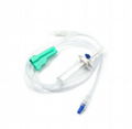 Disposable infusion set with flow volume regulator with double chamber 3
