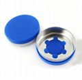 Infusion bottle aluminum plastic cap 1