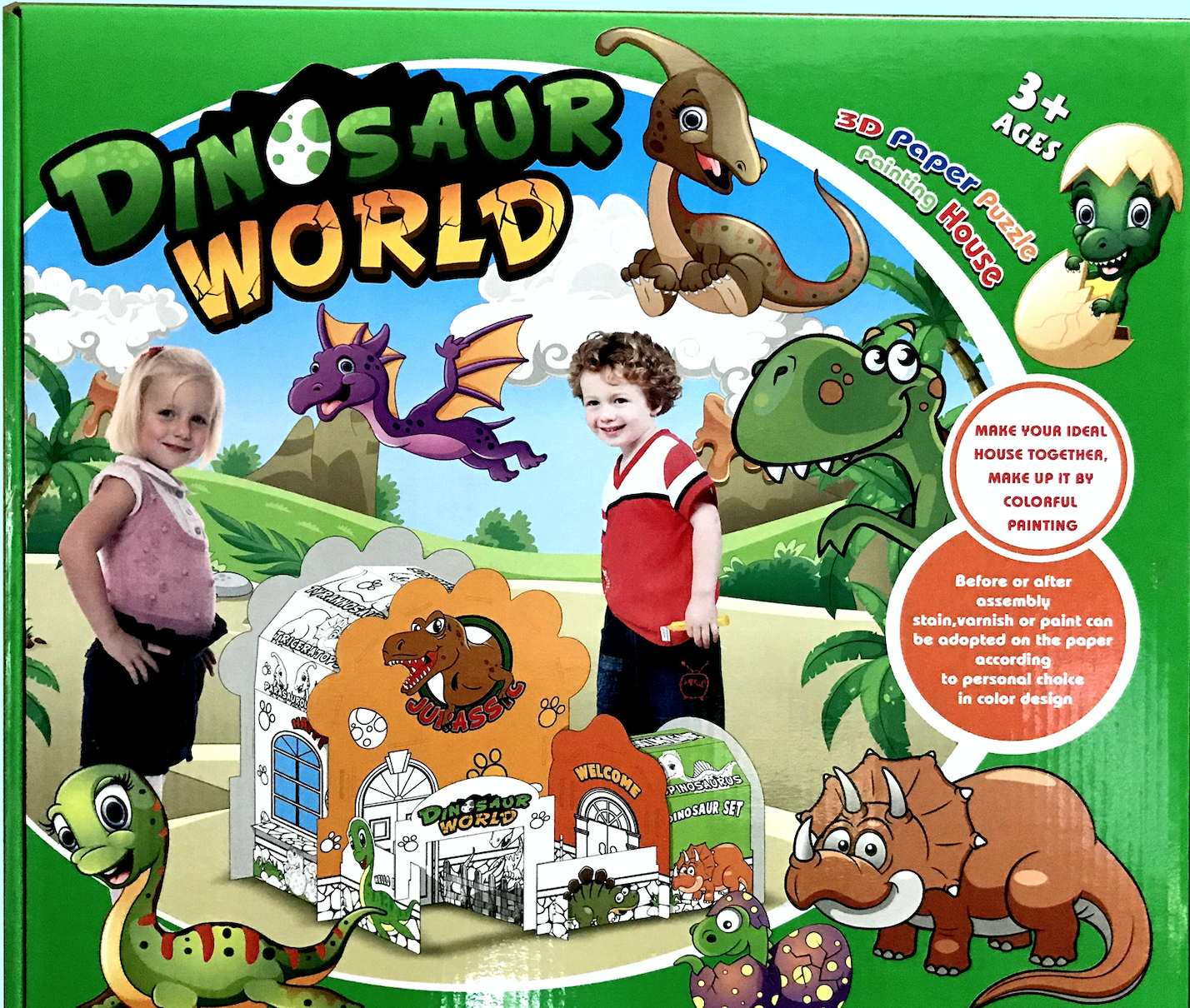 Dinosaur Set 3D DIY Puzzle 5