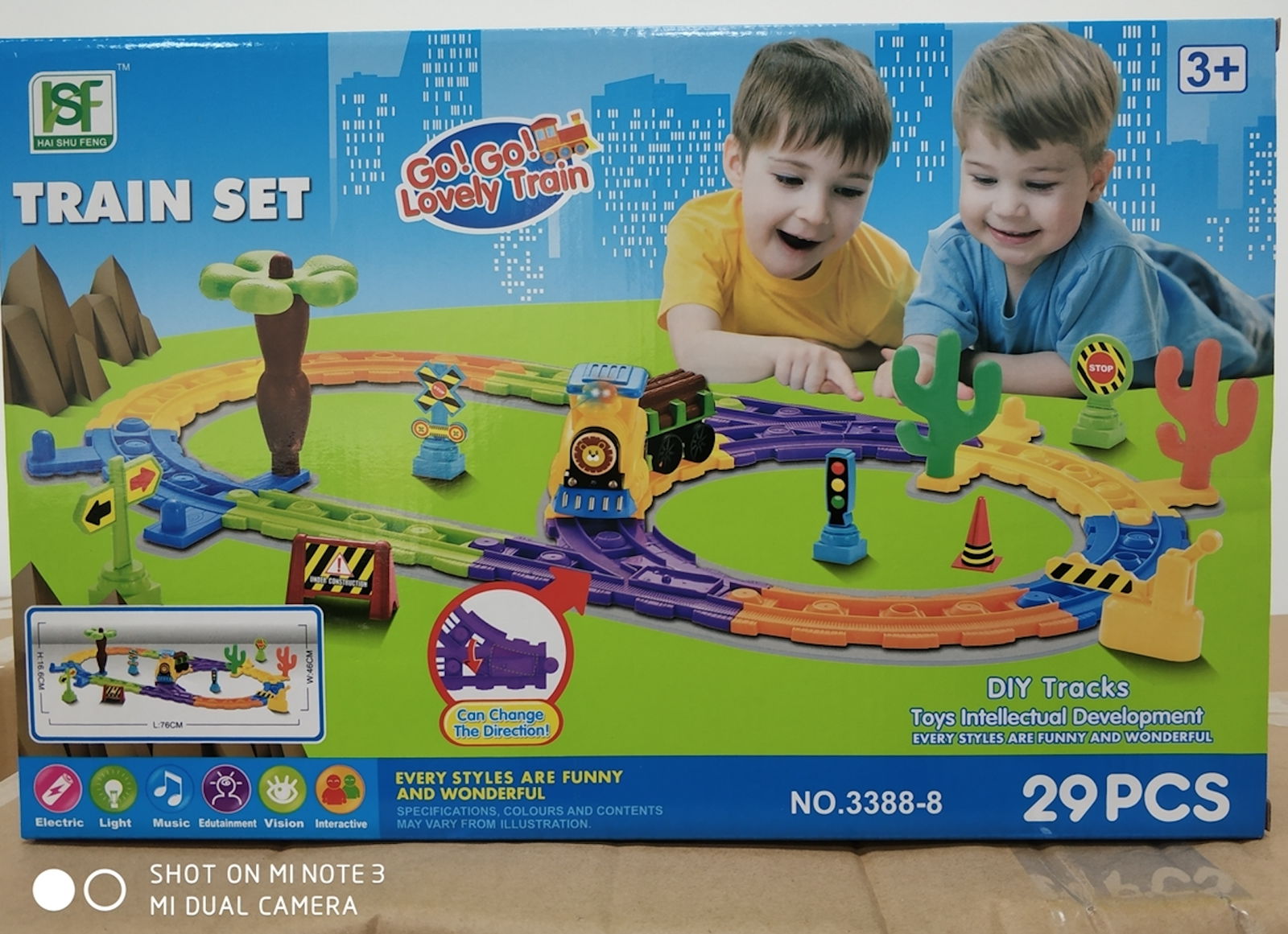 DIY Blocks Tracks Set New arrival toys 3388 (China Manufacturer