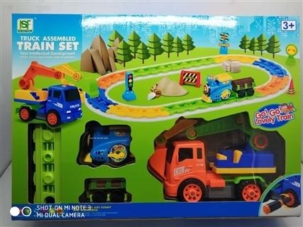 DIY Blocks Tracks Set New arrival toys 5