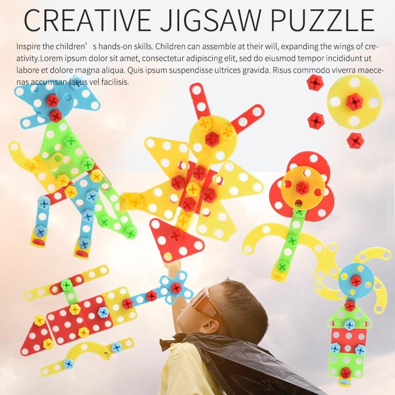 Creat Jinsaw Puzzle DIY Puzzle Intellience Toys  2