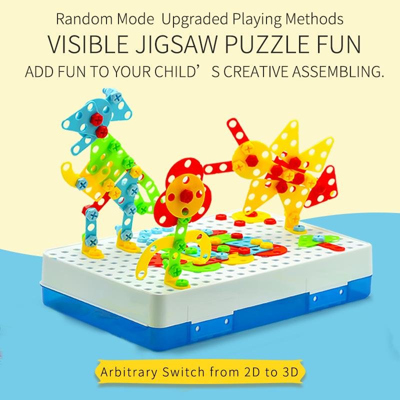 Creat Jinsaw Puzzle DIY Puzzle Intellience Toys  3