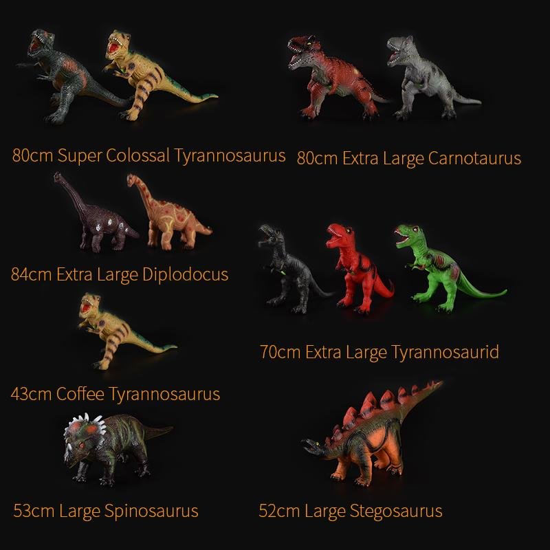 Dinosaurs toys with different size 3