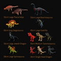 Dinosaurs toys with different size