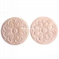 cnc carved wood onlay solid wood carving ornaments wood onlay for furniture