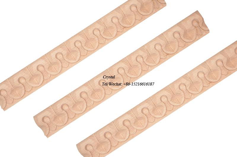 carved wood baseboard moulding for interior decoration 3