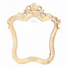 carved wood european mirror frame