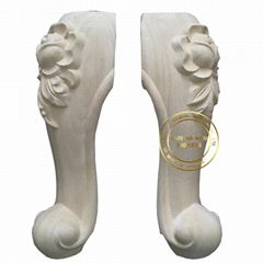carved wood legs for furniture wooden parts for furniture table leg