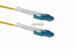 LC uniboot patch cords, data center high density cabling
