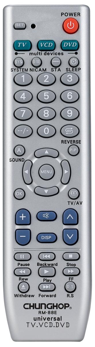 Chunghop RM-88E TV Universal Remote Control Codes TVS For TV DVD VCD Smart LED  3