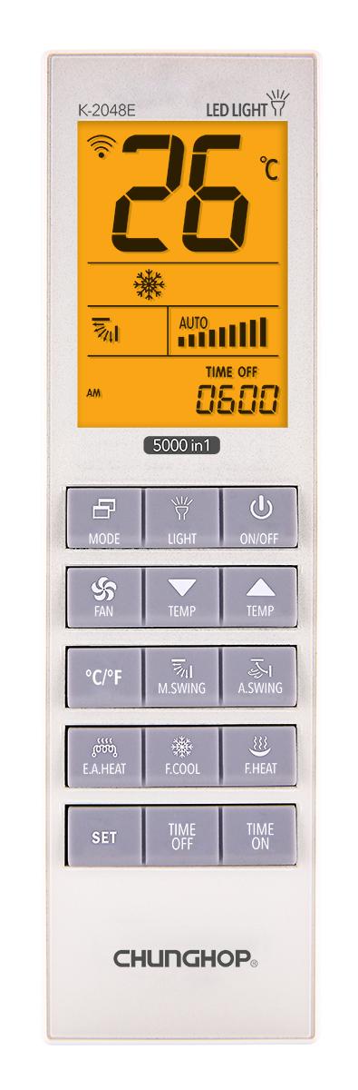 K-2048E Display Universal AC Remote Control Wireless Air Conditioning 2