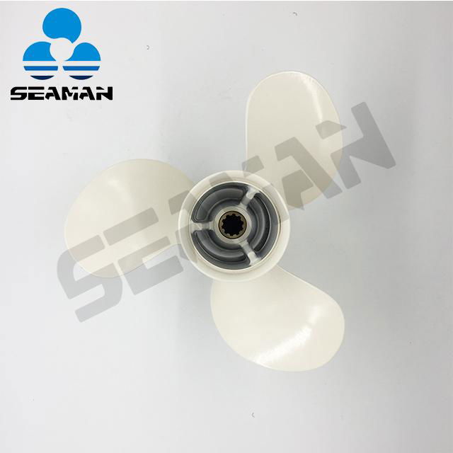 9 7/8x13-F Aluminum Alloy Propeller for Yamaha 20HP 25HP 30HP Outboard 4