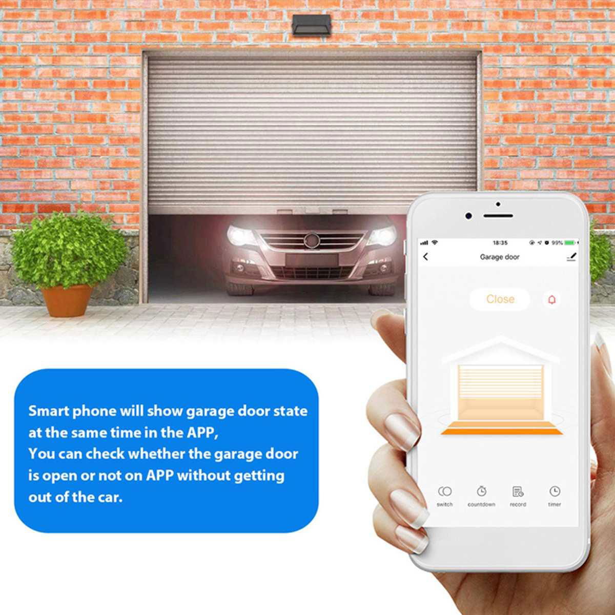 WIFI Smart Automatic Garage Door Controller Remote Switch  4