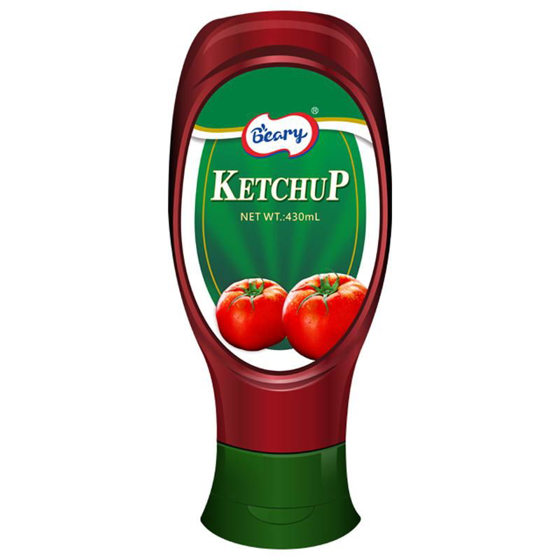 430ml Tomato Ketchup Tomato Paste with Squeeze Bottle 