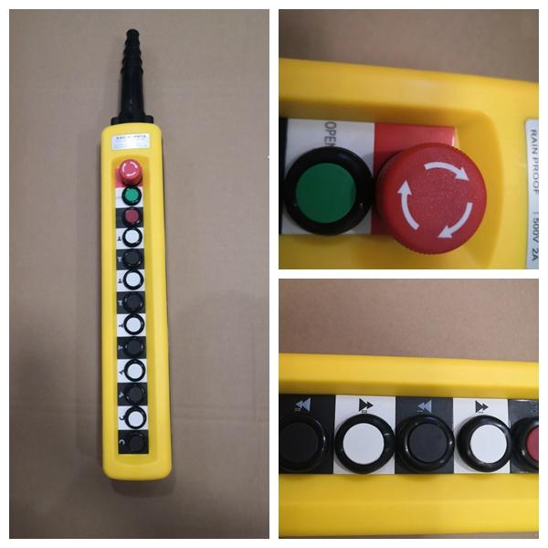 13 hole pendant control switch crane with EMS stop