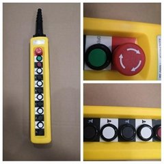 13 hole pendant control switch crane with EMS stop