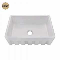 30 Inch Single Apron Kitchen Porcelain Sink