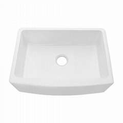 Single Apron Front Ceramic Kitchen Sink