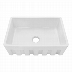30 Inch Single Apron Kitchen Porcelain Sink
