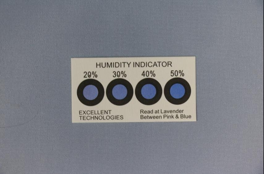 单点8%蓝色变粉红色有对比条湿度卡 定制型湿度卡 3