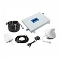 Gsm 900mhz + wcdma 2100mhz + 4g 2600mhz triband mobile signal booster repeater 1