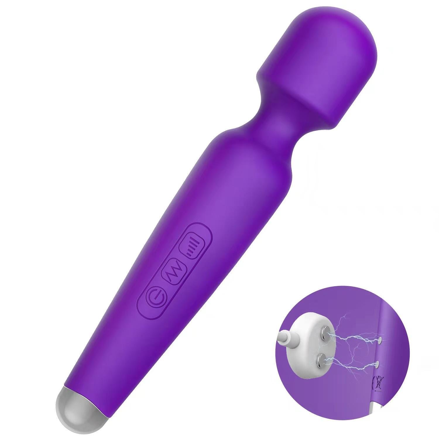 2019 Popular body Wand Massager with Magnetic Charging 3