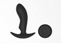 Eco-Friendly Liquid Silicone prostate massager with Remote Control