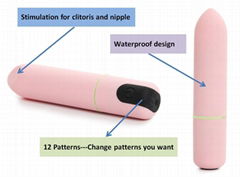 Popular Mini Bullet Vibrator for Clitoris and Nipple Stimulation