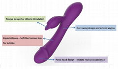 New Arrivals Clitoris Vibrators with Super Soft Liquid Silicone