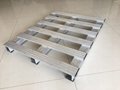 Logistic equipment 1200 x 1000 aluminium euro flat pallets for sale 