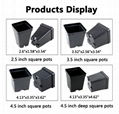 cheap 2.5 3.5 4.5inch square nursery pots wholesale supplier 1