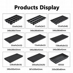 cheap 15 21 32 50 72 128 200cell plug trays wholesale supplier