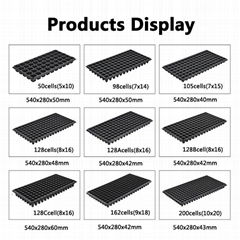 cheap 50 98 105 128 162 200cell seed starter trays wholesale