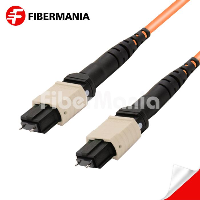 MTP Male to MTP Male Trunk Cable Assembly 12 Fibers Polarity a Om1 62.5/125 2m