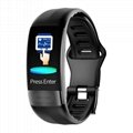  Smart Wristband watch with Continuous Heart Rate Monitoring and Blood pressure 
