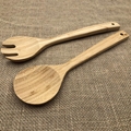 Salad Server Set,Made of Bamboo 2