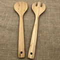 Salad Server Set,Made of Bamboo 3