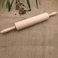 Wooden Rolling Pin Made of Rubber Wood 1