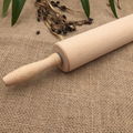 Wooden Rolling Pin Made of Rubber Wood 3