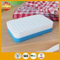 melamine non-abrasive mesh scouring pad with sponge for washing dish scrubber 2