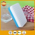 melamine non-abrasive mesh scouring pad with sponge for washing dish scrubber 4
