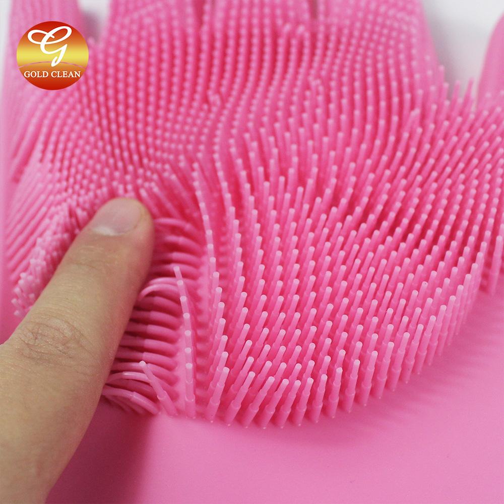 Household Cleaning Kitchen Dish Washing Silicone Gloves 3