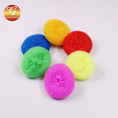 Household Kitchen Plastic Cleaning Mesh Scourer