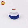 Kitchen Cleaning Scrubber Plastic PP Mesh Scourer with Handle 3