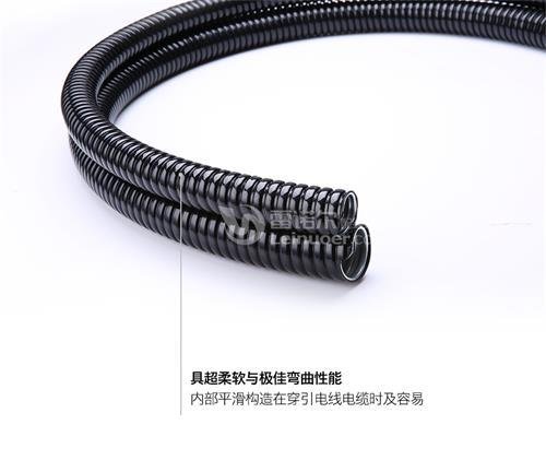 包塑管P3金屬軟管蛇皮管金屬穿線管黑色雷諾爾 2