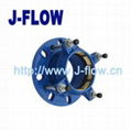 tensile restrained flange adaptor for