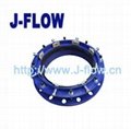   tensile restrained flange adaptor for HDPE pipe